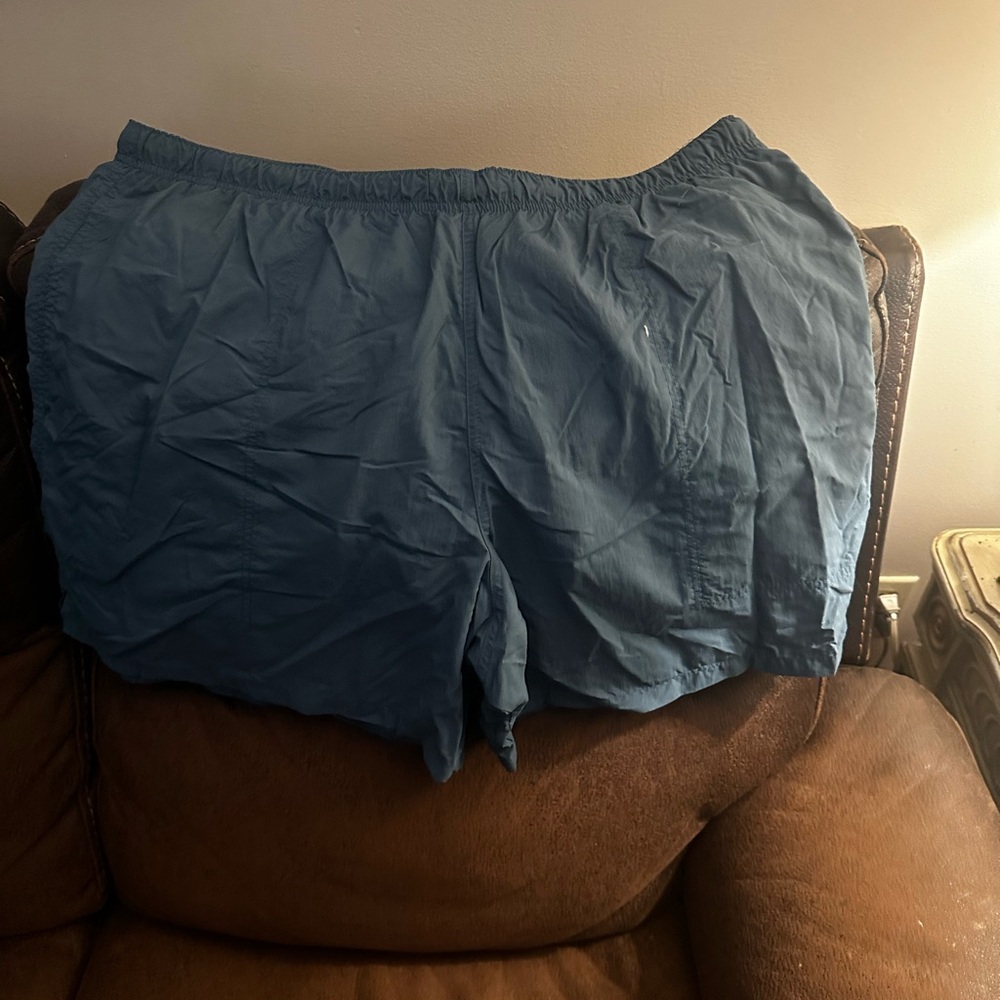 Columbia Teal Drawstring Shorts